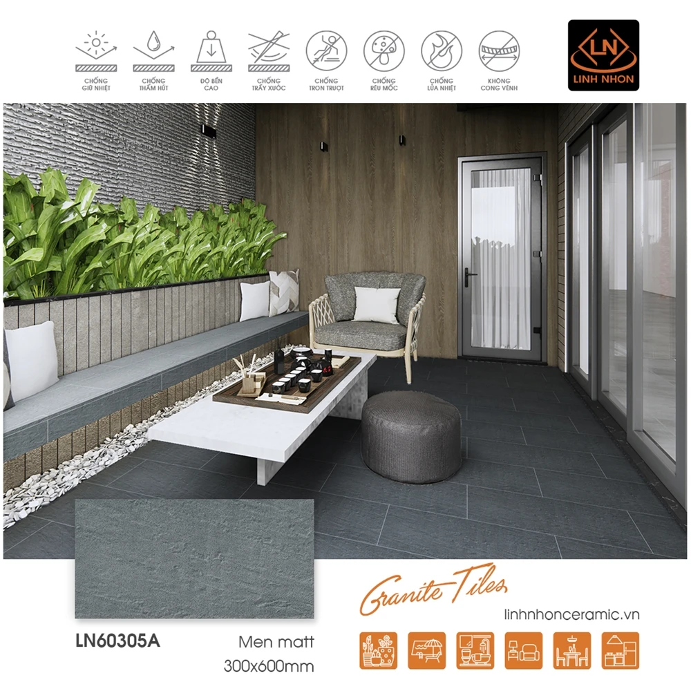 Gạch KIS 30x60 đồng chat LN60305A