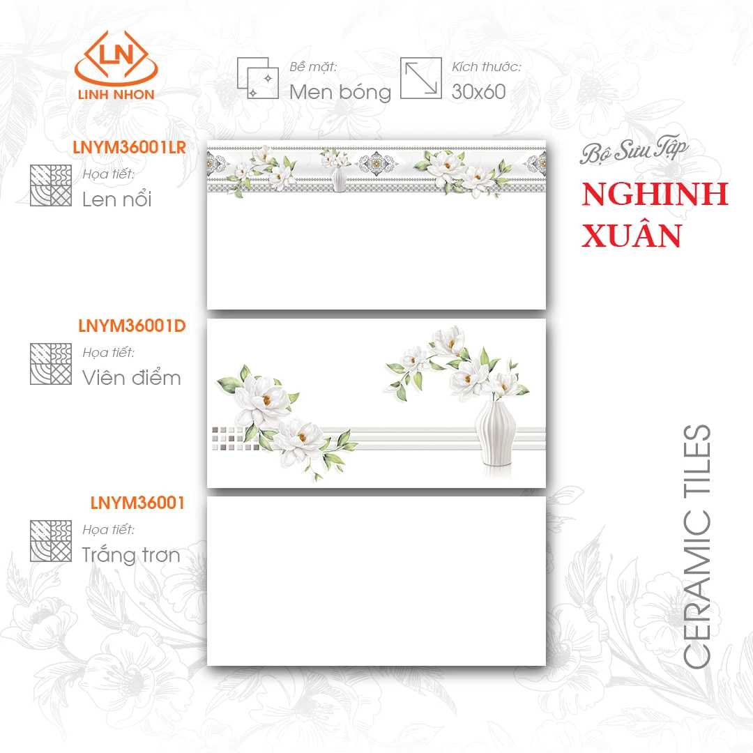 Gạch Men Bóng LNYM36001